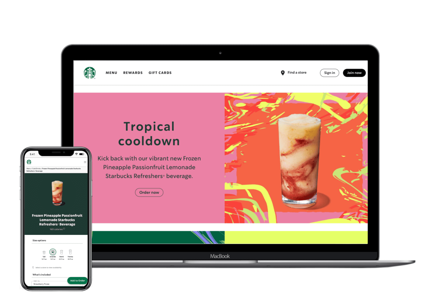 starbucks website user experience