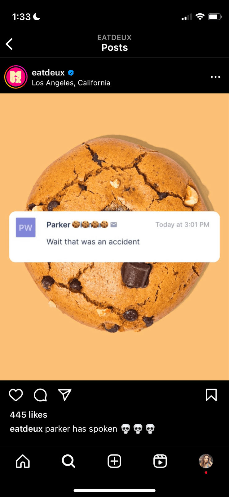 Eat Deax Cookie