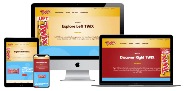 Twix shows off its brand personality and story