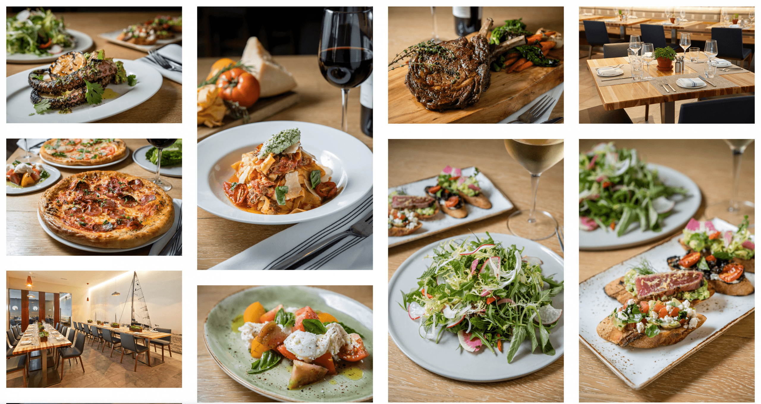 Restaurant website photo gallery 