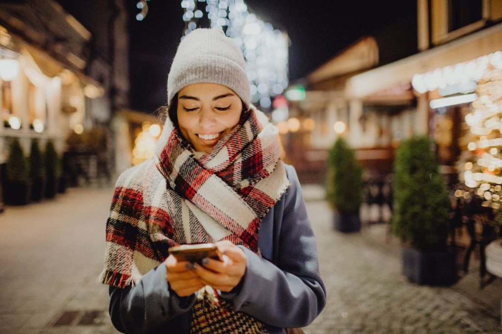 Woman Texting